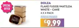 Bestway Dolza flake fudge/matilda white - cake offer