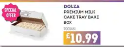 Bestway Dolza premium milk cake tray bake box offer