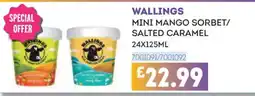 Bestway Wallings mini mango sorbet/salted caramel offer