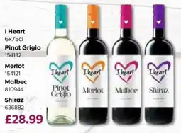 Bestway I Heart Pinot Grigio Merlot Malbec Shiraz offer