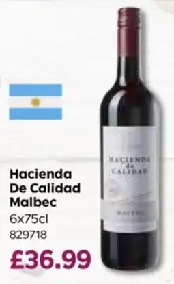 Bestway Hacienda de Calidad Malbec offer