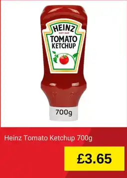 Homebase Heinz tomato ketchup offer