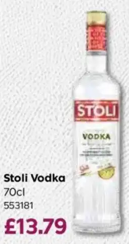 Bestway Stoli Vodka offer