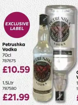 Bestway Petrushka Vodka offer