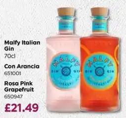 Bestway Malfy italian gin rosa pink grapefruit offer