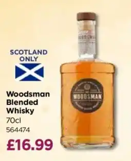 Bestway Woodsman blended whisky offer