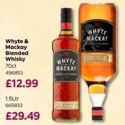 Bestway Whyte & Mackay Blended Whisky offer