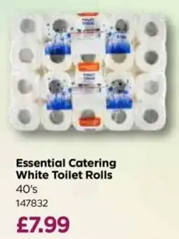Bestway Essential Catering White Toilet Rolls offer