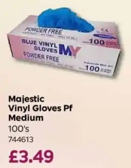 Bestway Majestic vinyl gloves pf medium offer