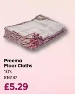 Bestway Preema floor cloths offer