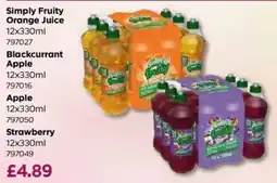 Bestway Simply Fruity Orange Juice offer