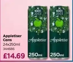 Bestway Appletiser cans offer
