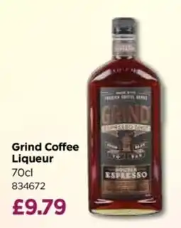 Bestway Grind coffee liqueur offer