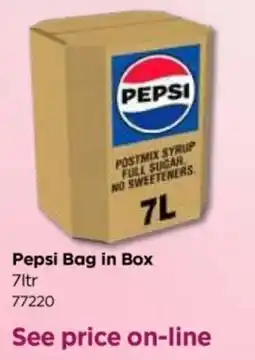 Bestway Pepsi bag in box offer