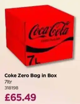 Bestway Coca Cola coke zero bag in box offer