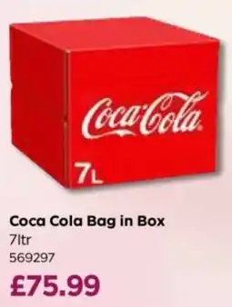 Bestway Coca Cola Bag in Box offer