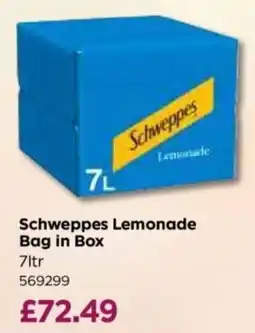 Bestway Schweppes lemonade offer
