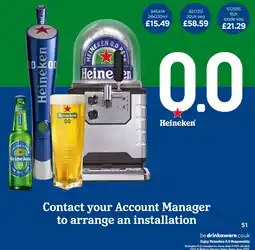 Bestway Heineken 0.0 offer