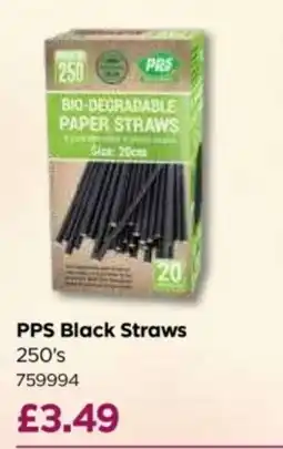 Bestway Pps Black Straws offer