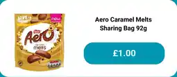 Poundland Aero caramel melts offer