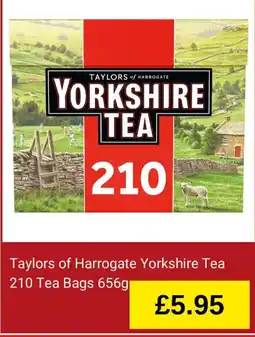 Homebase Taylors of Harrogate yorkshire tea offer