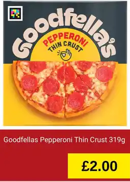 Iceland Goodfellas pepperoni thin crust offer