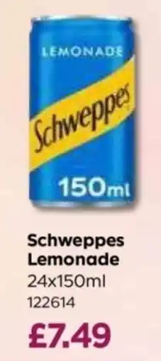 Bestway Schweppes lemonade offer