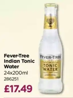 Bestway Fever-Tree Indian Tonic Water offer