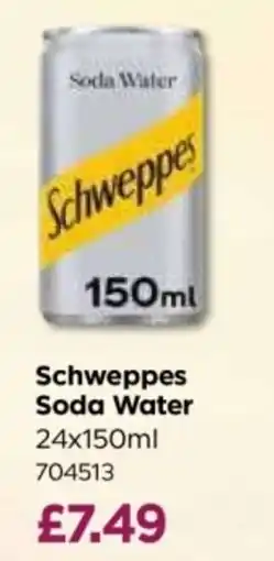 Bestway Schweppes soda water offer
