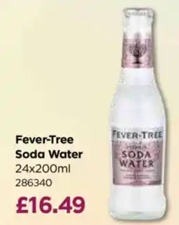 Bestway Fever-Tree soda water offer