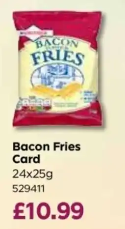 Bestway Bacon Fries Card offer