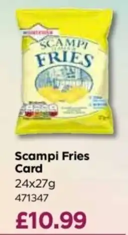 Bestway Scampi Fries Card offer