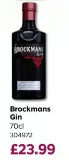 Bestway Brockmans Gin offer