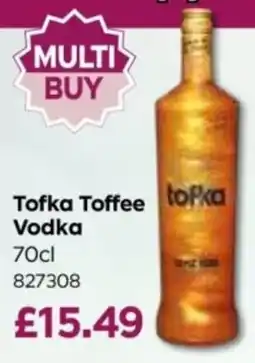 Bestway Tofka Toffee Vodka offer