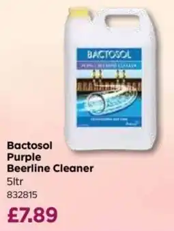 Bestway Bactosol purple beerline cleaner offer