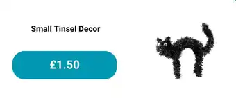 Small Tinsel Decor