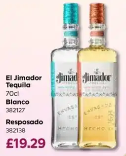 Bestway El Jimador tequila offer