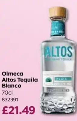 Bestway Olmea altos tequila blanco offer