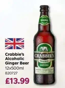 Bestway Crabbie's alcoholic ginger beer offer