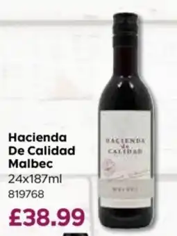 Bestway Hacienda de Calidad Malbec offer
