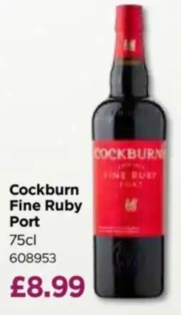 Bestway Cockburn fine ruby port offer