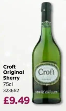 Bestway Croft original sherry offer