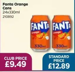 Bestway Fanta orange cans offer