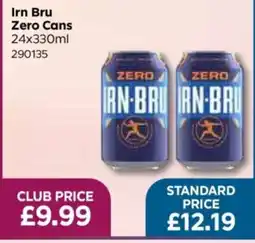 Bestway Irn Bru Zero Cans offer