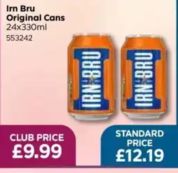 Bestway Irn Bru Original Cans offer