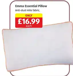 Aldi Emma Essential Pillow offer