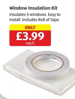 Aldi Window Insulation Kit offer