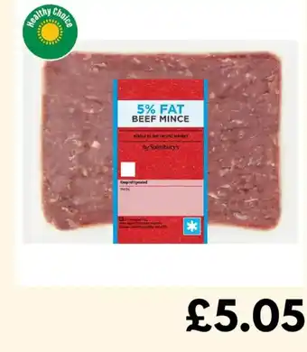 Sainsbury's 5% fat beef mince