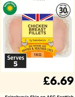 Sainsbury's Sainsbury's chicken breast fillets offer