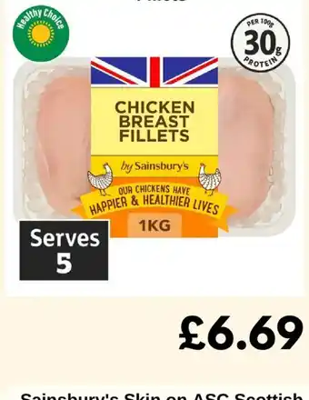 Sainsbury's chicken breast fillets